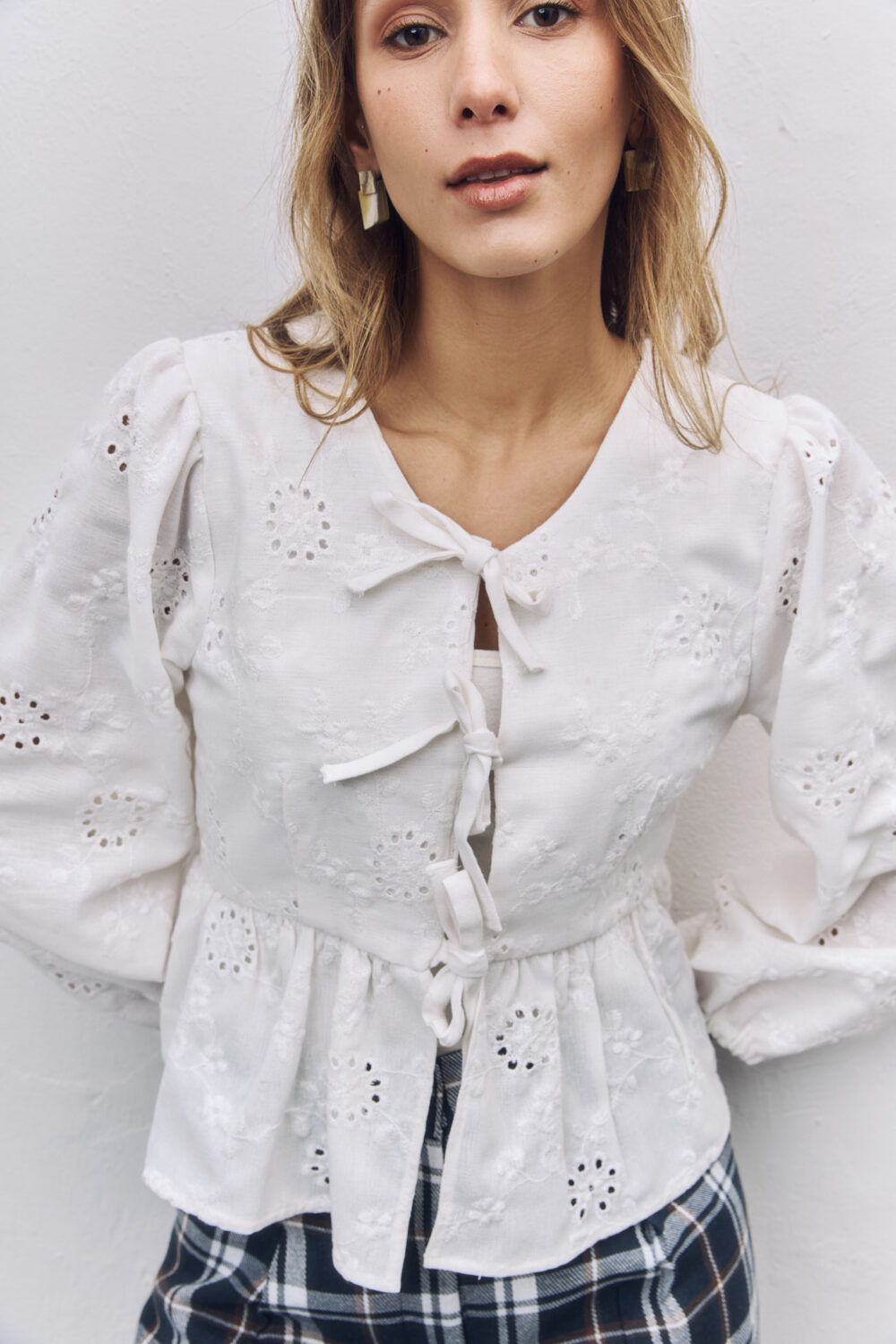 Blusa broderie AZUCENA