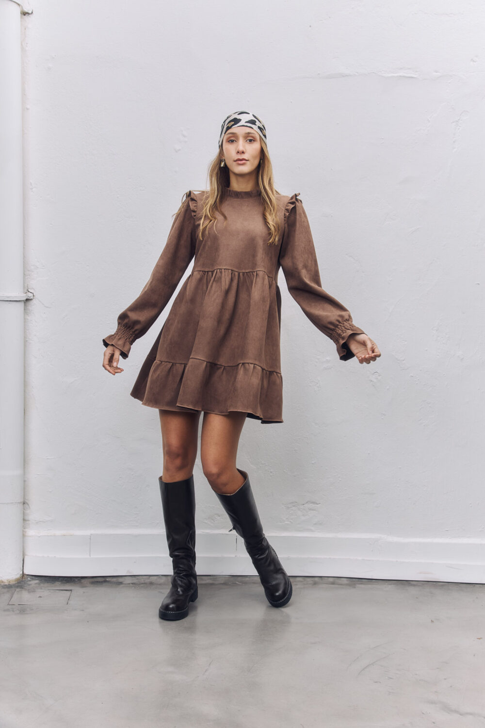Vestido gamuza MORA