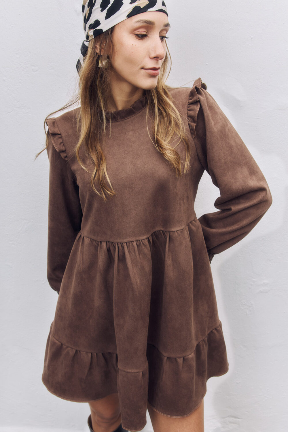 Vestido gamuza MORA