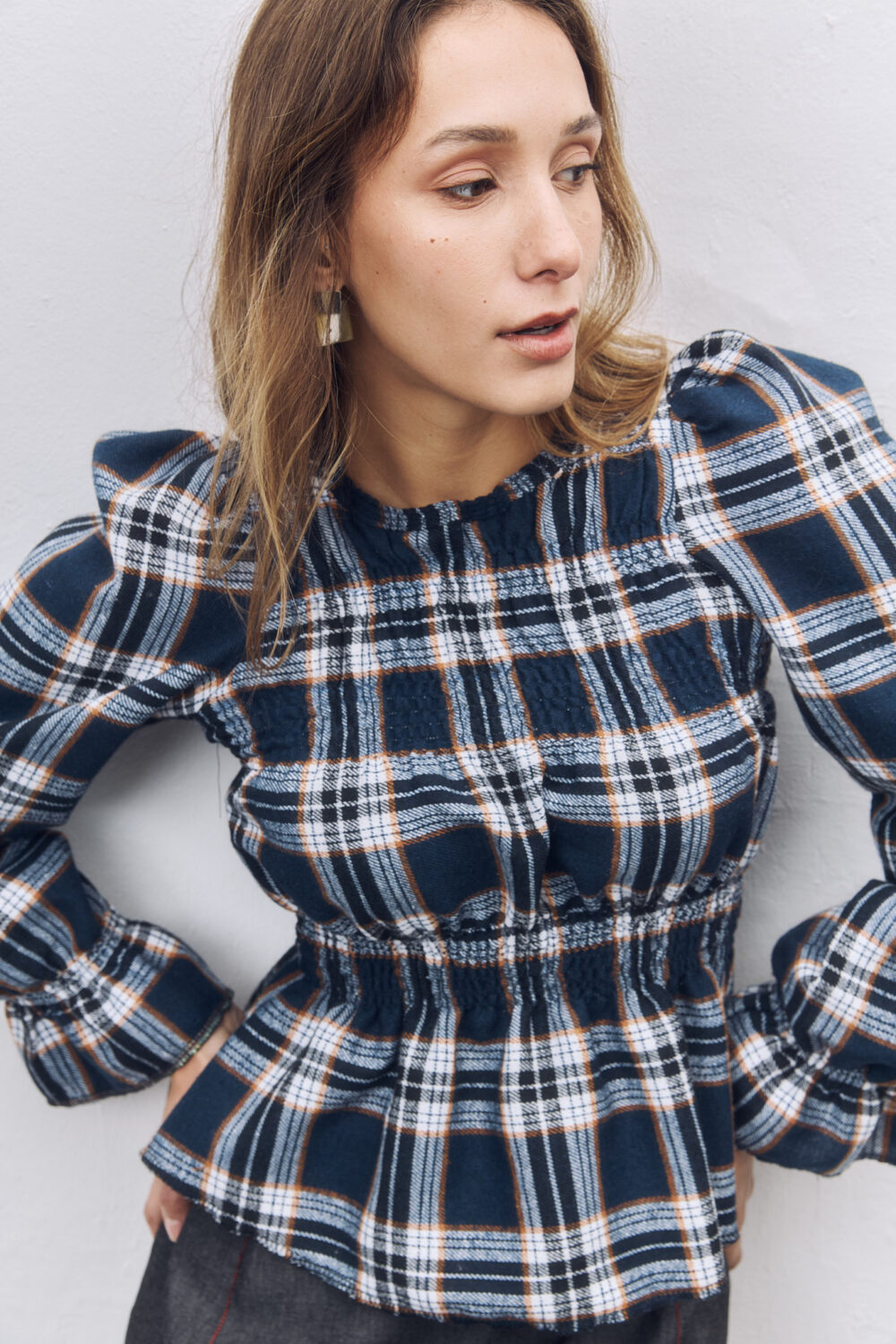 Blusa escocesa LIANA